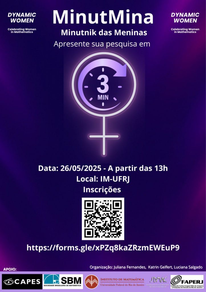 cartaz de divulgação do evento MinutMina